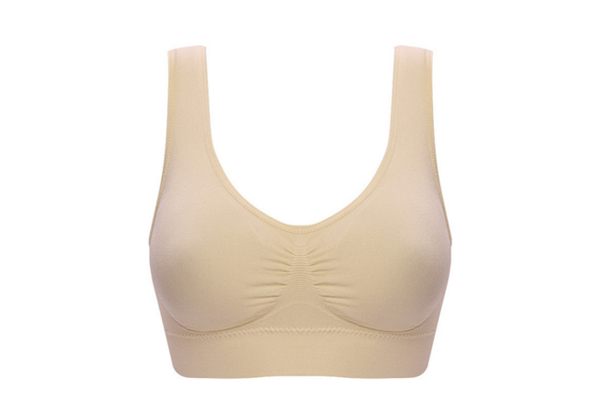 Three-Pack Seamless Comfortable Bra - Nine Sizes Available