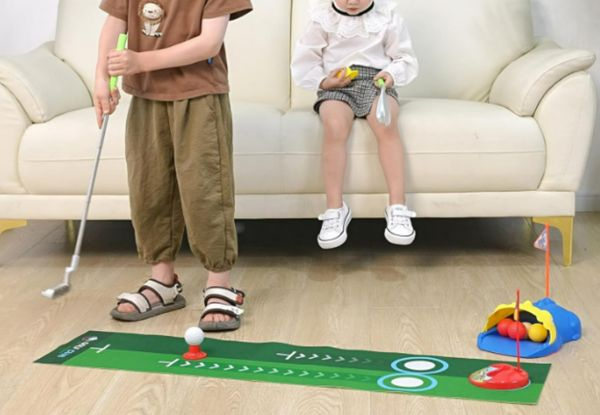 Kid's Mini Golf Game Practice Toy Set - Option for Two-Set