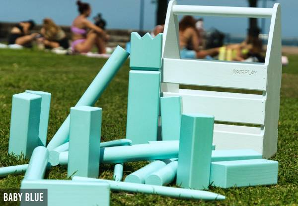 Kubb Kit Lawn Game - Three Colours Available