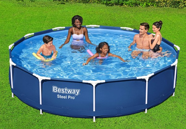 Bestway 3.66m Above Ground Swimming Pool Set with Filter Pump
