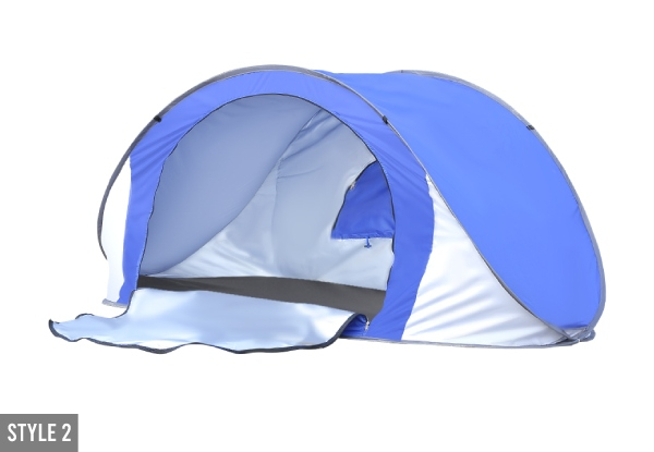 Mountview Pop-Up Beach Camping Tent - Available in Five Styles