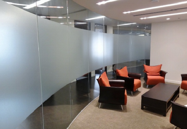 Self-Adhesive Frosted Window Film - Options for up to Three