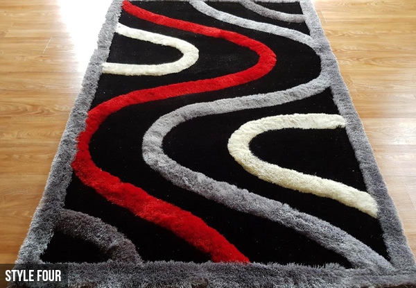 3D Thick Printed Rugs - Four Styles & Three Sizes Available - North Island Delivery Only