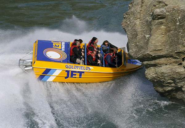 Adult Goldfields Jet Boat Experience on the Kawarau River - Option for Two People