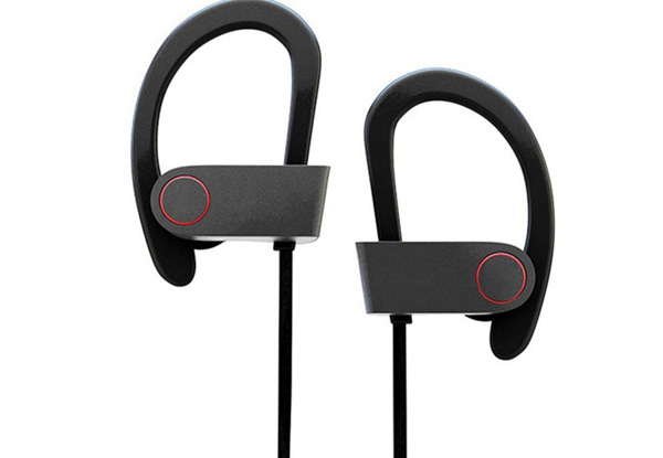 Noise-Cancelling Bluetooth Earphones - Two Colours Available with Free Delivery