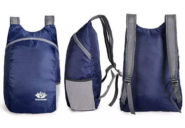 Ultralight Foldable Water-Resistant Backpack - Eight Colours Available