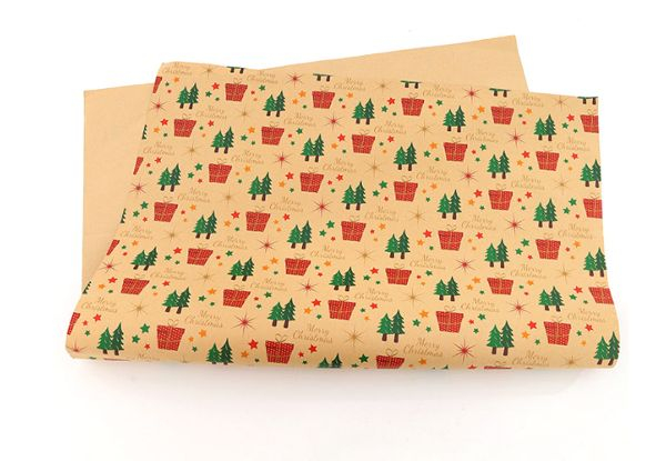 Six-Piece Christmas Wrapping Paper Rolls with Tags & Jute String - Option for Two-Set