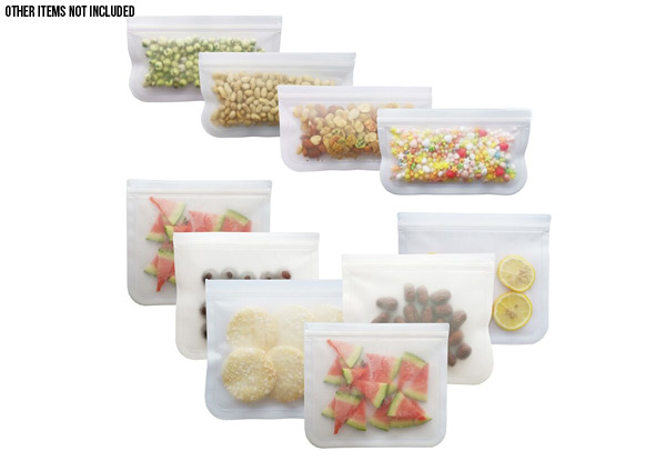 Reusable Food Storage Bags Range - Four Options Available with Free Delivery