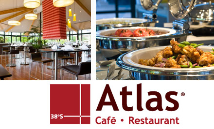 $25 Buffet at Atlas Restaurant at Novotel Lakeside Rotorua (value $49.95)