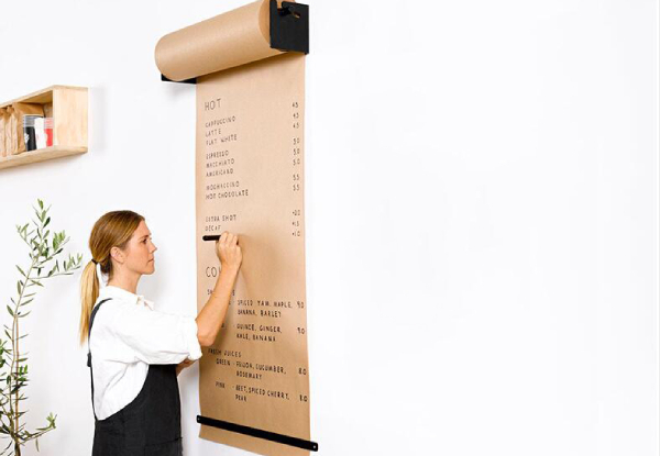 Wall-Mounted Kraft Paper Roll Rack - Four Sizes Available