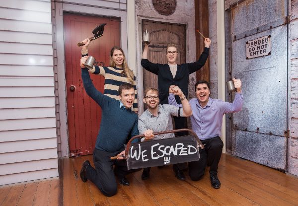 Entry to Auckland’s Number One Live Escape Game for One Person - Options for up to Six People & to Choose an Indoor or Outdoor Game