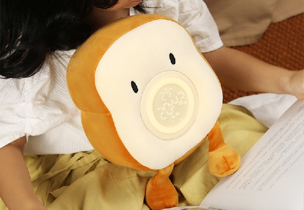 Plush Toy Night Light Alarm Clock for Kids