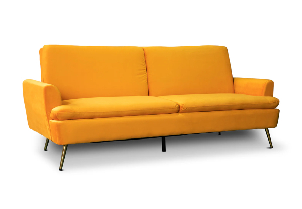 Gyllene Velvet Sofa Bed