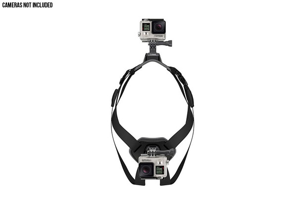 Pets Harness Back & Chest Belt Mount with  Adjustable Strap - Compatible with GoPro HD Hero Camera