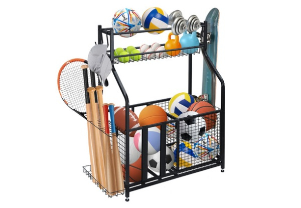 Home Gym Storage Rack Organiser
