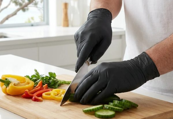 100-Piece Nitrile Disposable Gloves - Available in Two Sizes