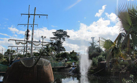 $8 for 18 Holes of Mini Golf on the Captain's Course or Blackbeard's Course, or $16 to Play Both - All Courses Have Been Upgraded