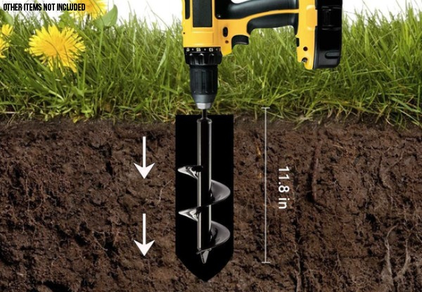 Garden Auger Post Hole Digger - Two Sizes Available