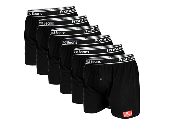 Six-Pack of Men’s Boxer Shorts - Five Sizes Available