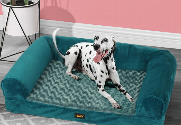 Pawz Pet Warm Bed Sofa  - Available in Two Colours, Four Sizes & Option for Extra Cover