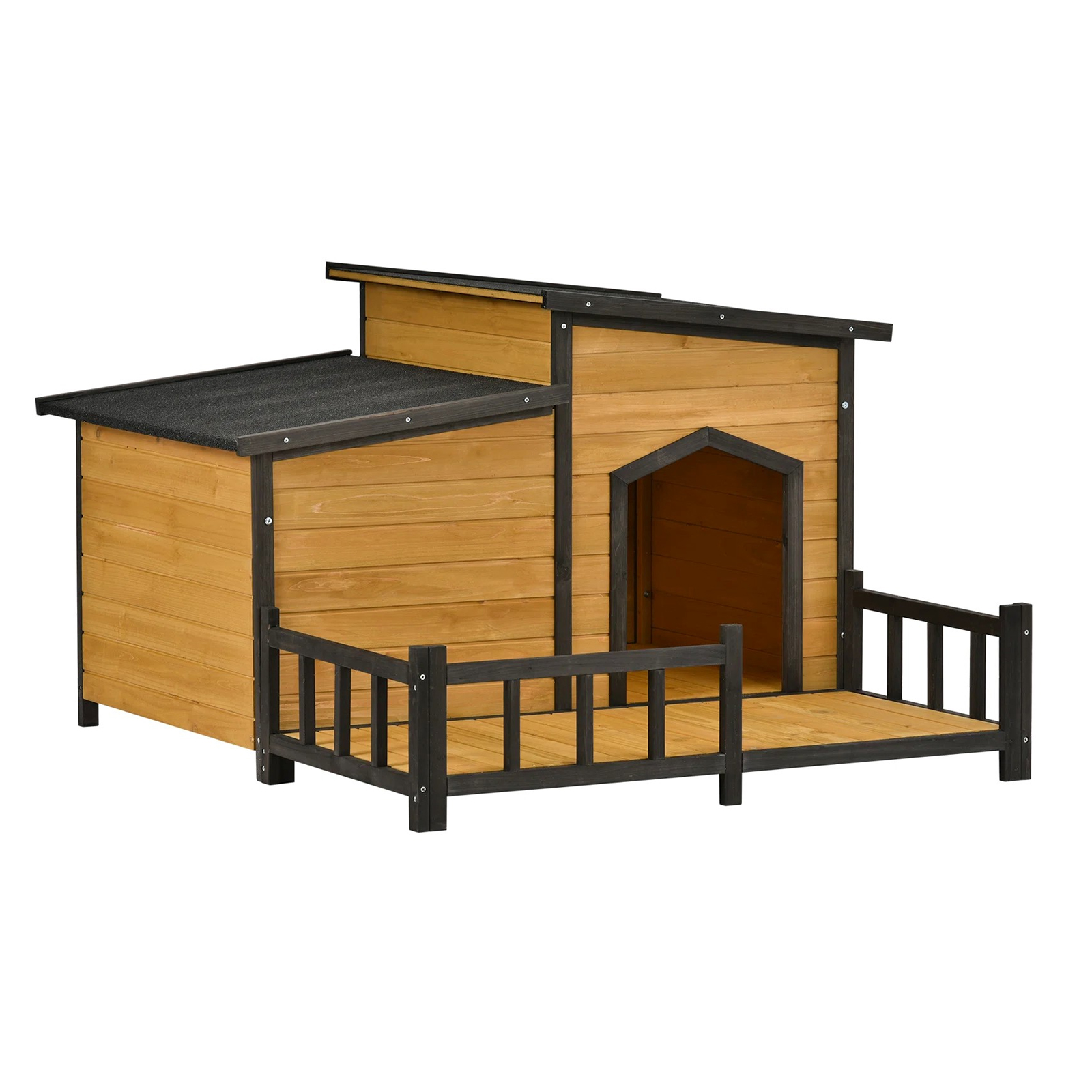 WoodenXX-Large Dog House with Openable Roof