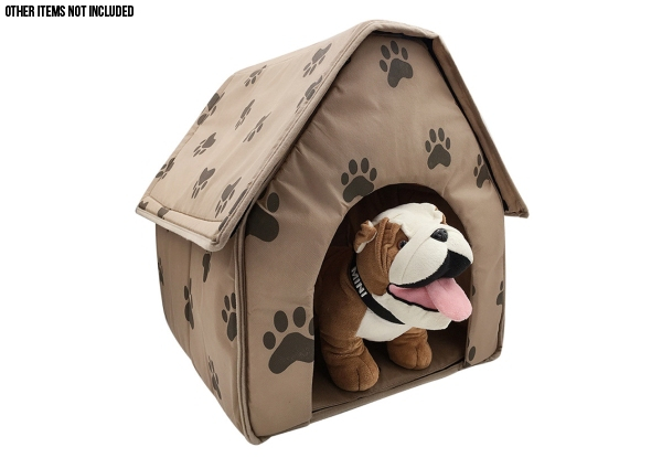 Footprint Themed Foldable Dog House with Free Delivery