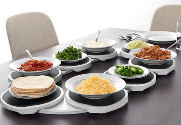 Dining Table Rotating Tray