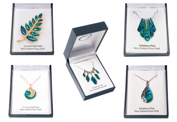 Paua Jewellery Range - Five Options Available