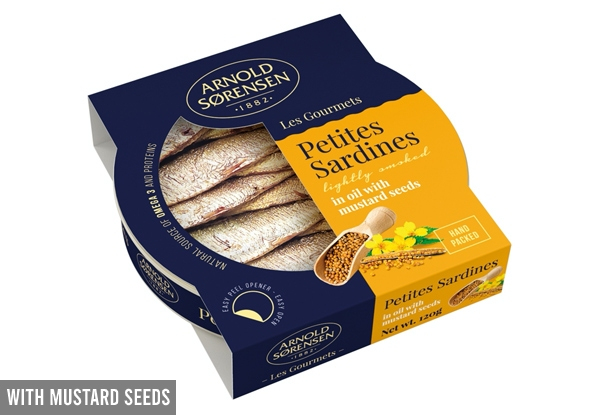42-Pack of Petites Sardines - Two Flavours Available