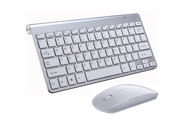 Thin Wireless Keyboard & Mouse Set - Three Colours Available