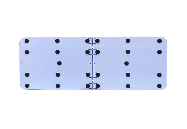 Foldable Pilates Reformer Board with Bands - Available in Three Colours