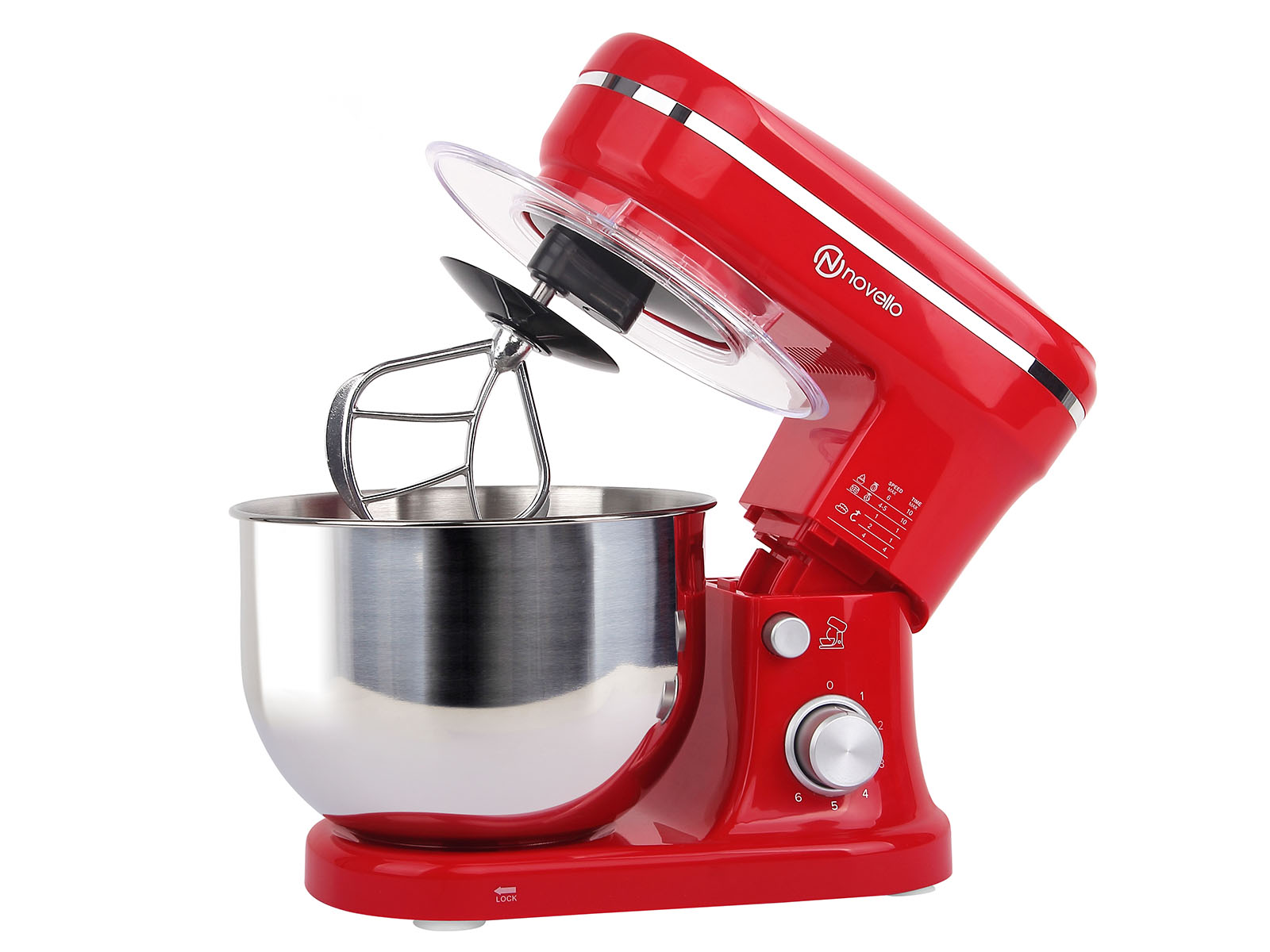 5L Red Electric Kitchen Stand Mixer