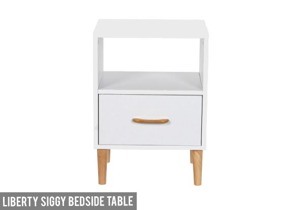 Bedside Table Range - Four Options Available