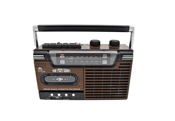 Pre-Order True Sounds Retro Radio & Cassette Player