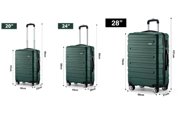 Buon Viaggio Hard Shell Lightweight Luggage Set - Available in Four Colours & Option for Two-Three Piece