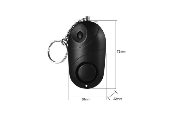 120-130Db Security Alarm Keychain - Three Colours Available