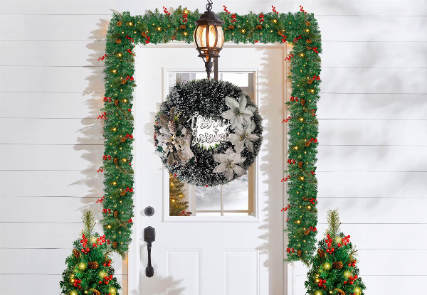 Christmas Wreath Decoration - Four Options Available