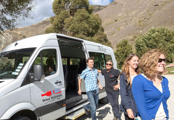 All Day Pass on the Wine Hopper Bus Tour from Queenstown to the Surrounding Vineyards - Options for One Person & Two People Available