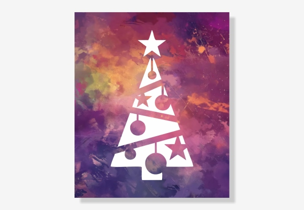 Decorated Christmas Tree - ArtBox - Three Sizes Available