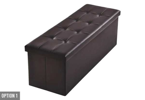 Ottoman Storage Bench - Two Options Available