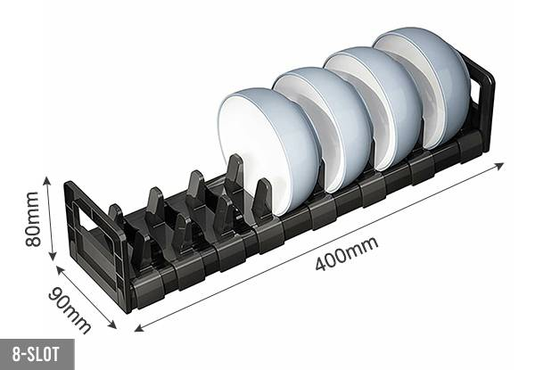 Eight-Slot Adjustable Drying Rack - Three Options Available