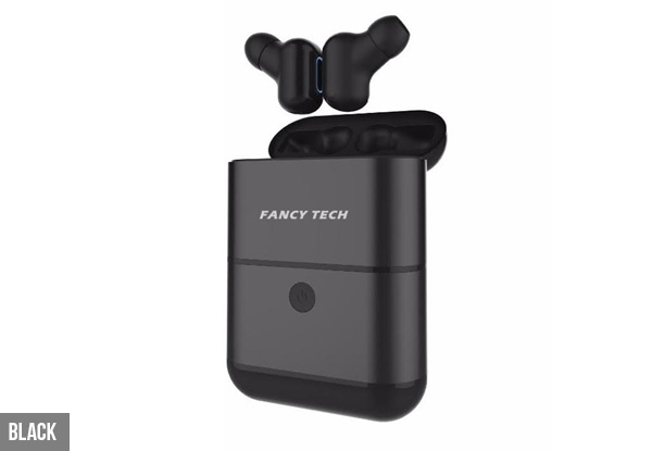 Wireless Twin Earbuds incl. Power Bank Box - Two Colours Available with Free Delivery