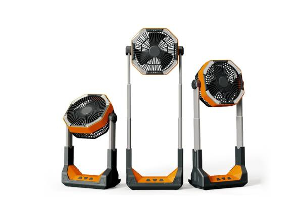 Rechargeable Extendable Fan with LED