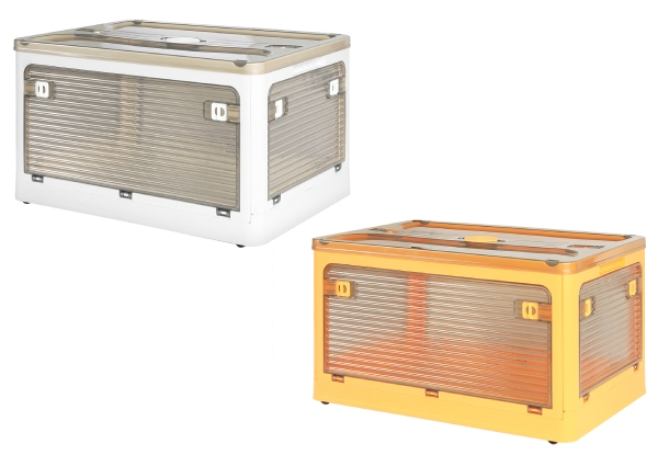 Stackable Container Storage Box with Wheels and Lid - Available in Two Colours & Three Sizes