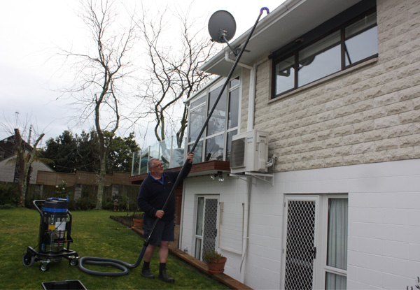 Gutter Clean for One-Storey Three-Bedroom House - Options for Two-Storey & up to Six-Bedroom House