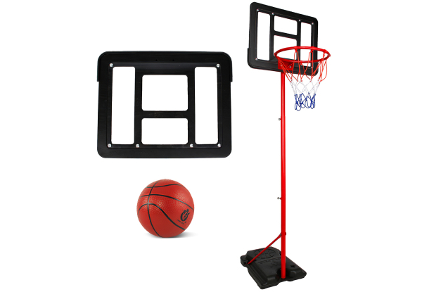 Two-Meter Kids Portable Basketball Hoop with Adjustable Height