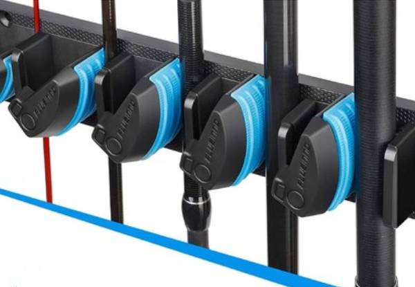 Nine Rods Vertical Wall Mounted Fishing Rack