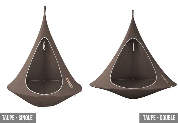 Cacoon Hanging Tent - Two Sizes & Six Colours Available with Free Metro Delivery