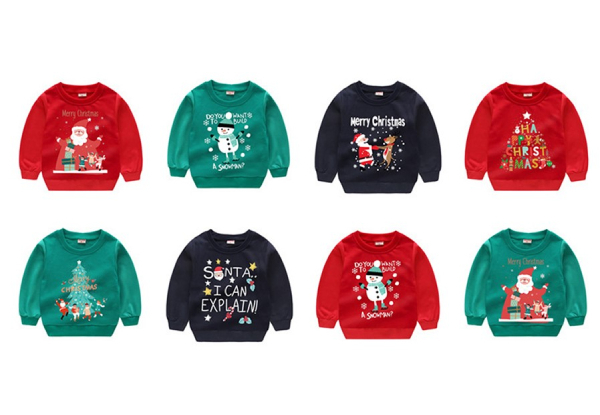 Children's Christmas Jumper - Eight Styles & Five Sizes Available