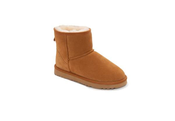 Ugg Australian Sheepskin Unisex Mini Classic Suede Boots - Available in Two Colours & Three Sizes